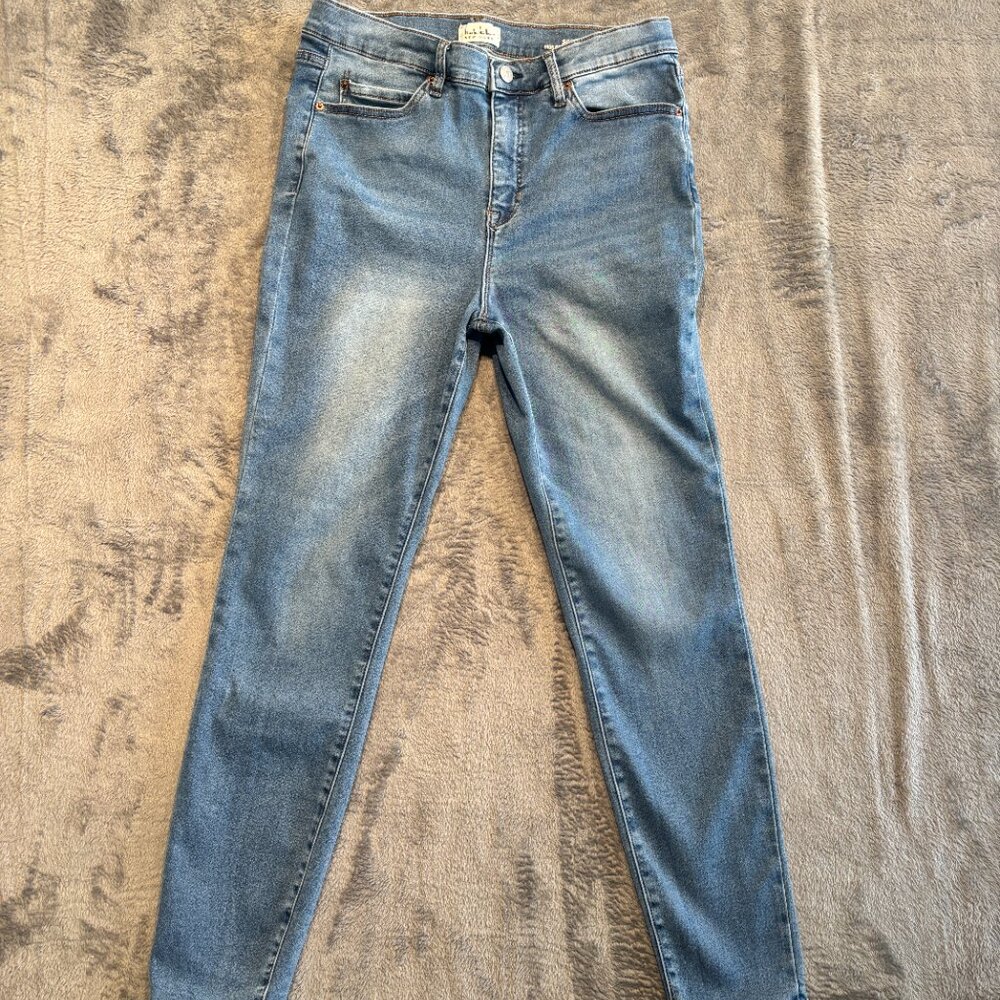 Nicole Miller Soho High Rise Ankle Skinny Jeans Women's Size 12 30x28 Stretch - Picture 3 of 10